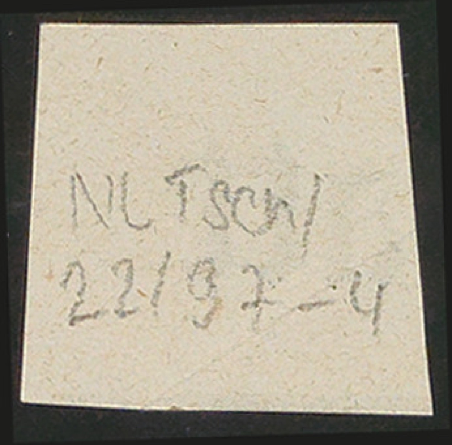 Briefumschlag mit Schriftproben für die Gestaltung von Geschichte der Schrift in Bildern, 1. Auflage — Blatt 8