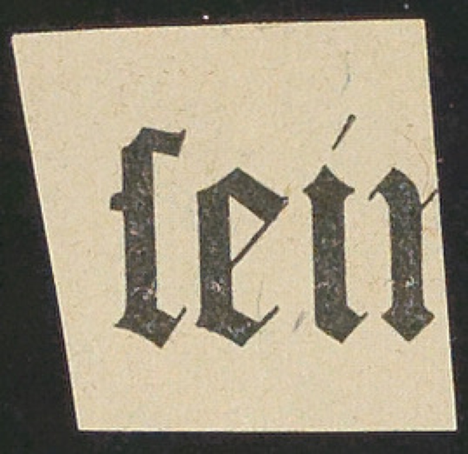 Briefumschlag mit Schriftproben für die Gestaltung von Geschichte der Schrift in Bildern, 1. Auflage — Blatt 9