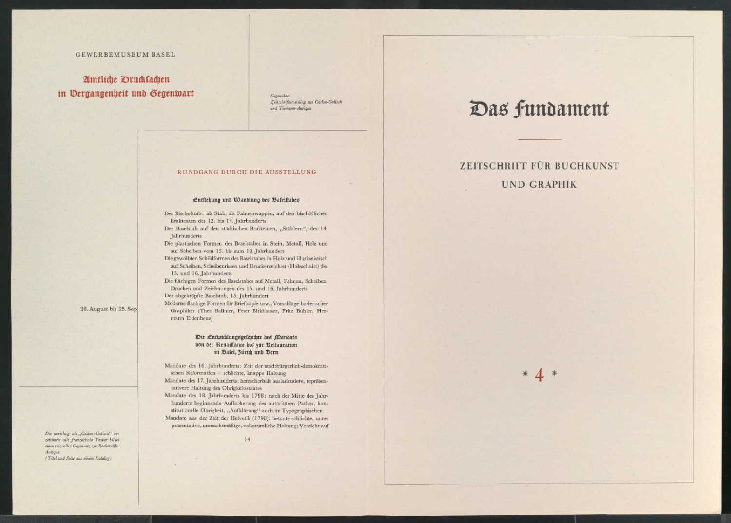 Beilage zum Artikel - Gebrochene Schriften als Auszeichnung zur Antiqua — Blatt 1