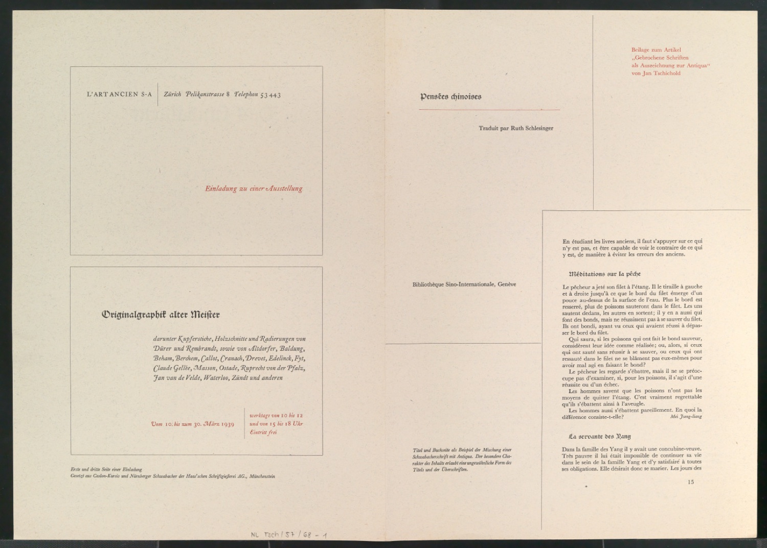 Beilage zum Artikel - Gebrochene Schriften als Auszeichnung zur Antiqua — Blatt 2