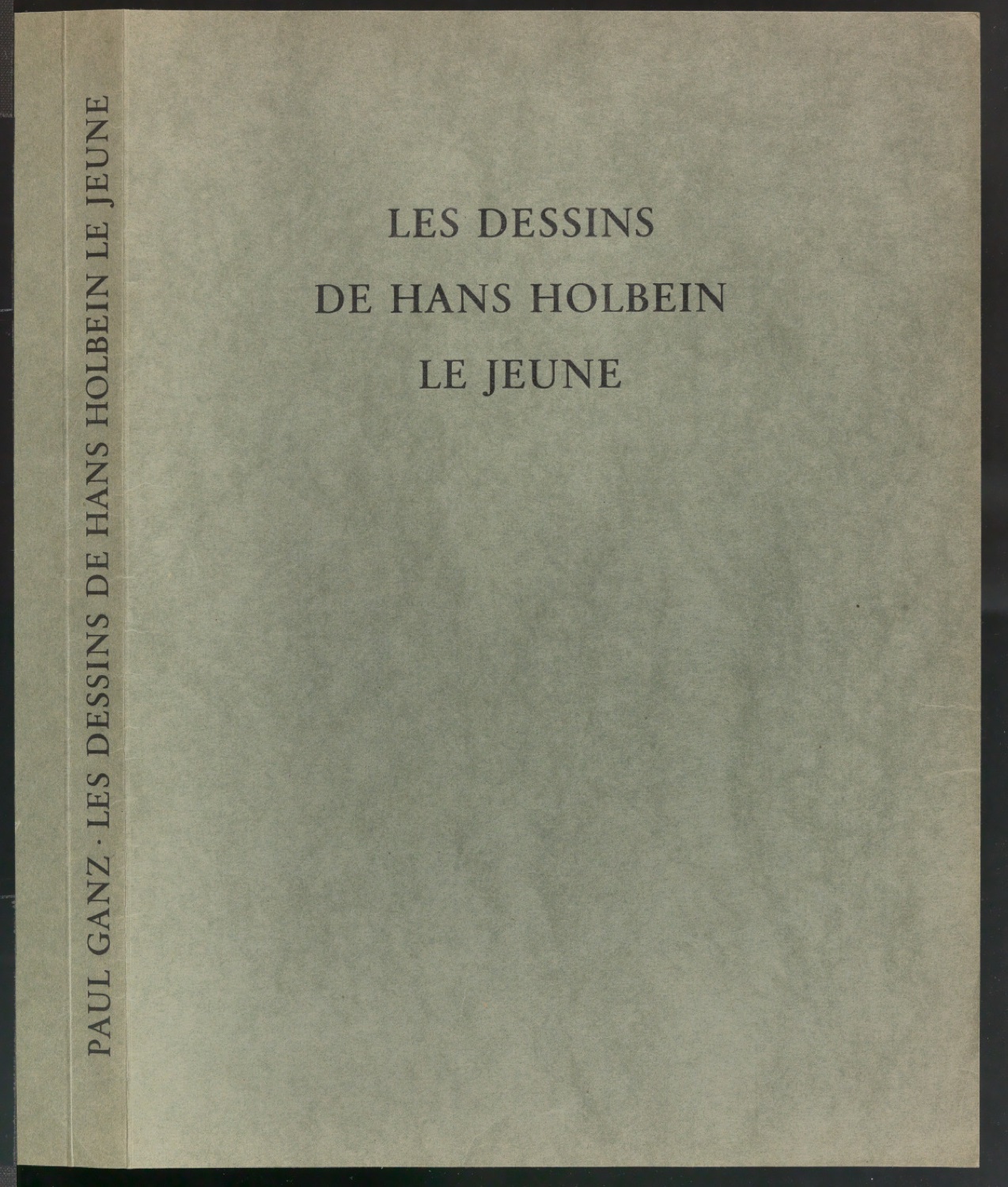Probedrucke für das Titelblatt und den Umschlag von Les dessins de Hans Holbein le jeune — Blatt 3