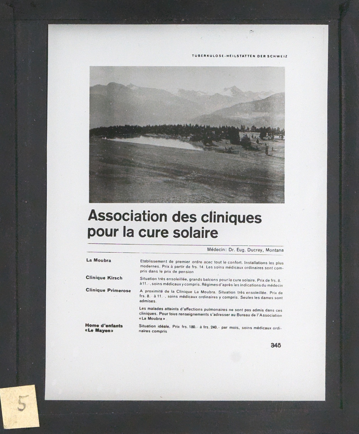 Lichtbilder auf Glasplatten — Blatt 9