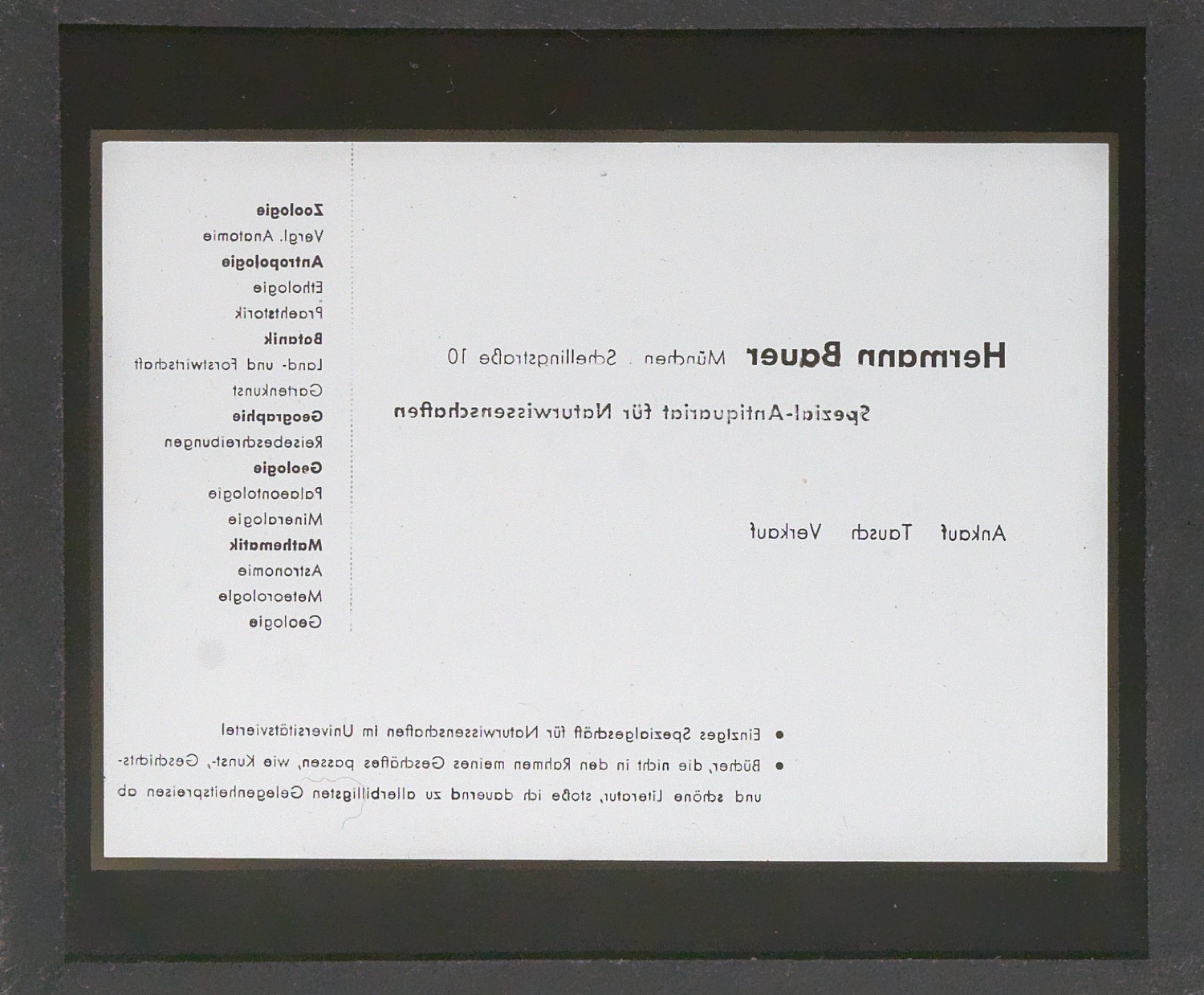 Lichtbilder auf Glasplatten — Blatt 18