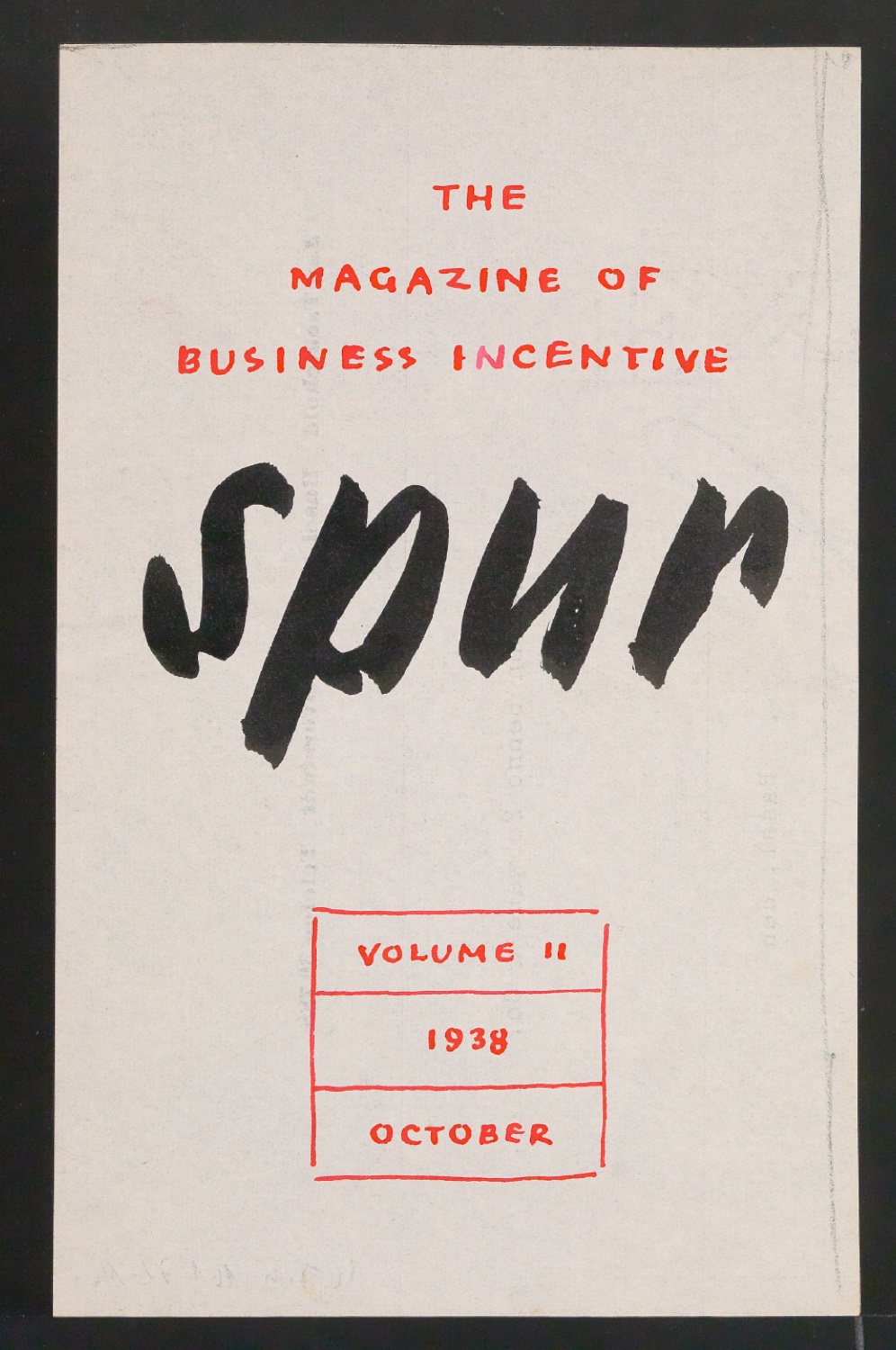 Entwürfe für die Titelseite von Spur — Blatt 7