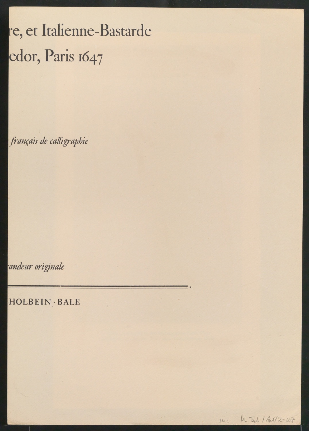 Probedruck für eine Illustration mit der Abbildung des Schutzumschlages von Ferdinand Hodler Leben und Schaffen eines Schweizer Künstlers — Blatt 2