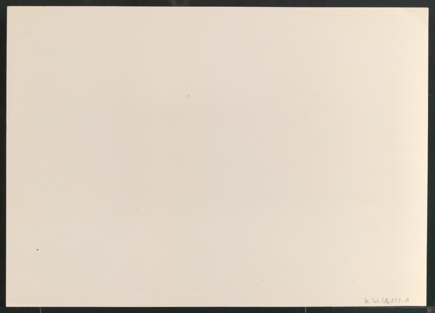 Probedruck für den Umschlag von Ausstellungskatalog Der Berufsphotograph — Blatt 2