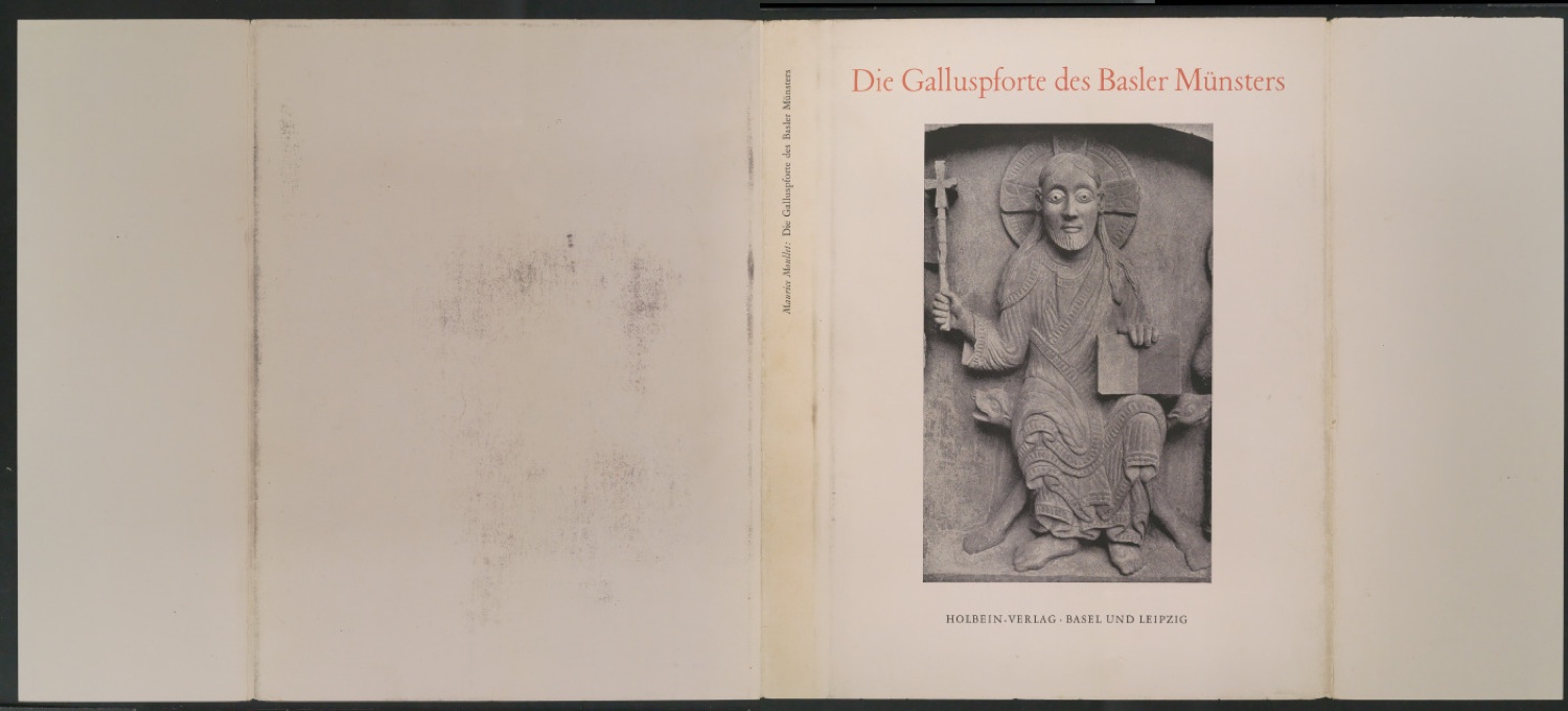 Schutzumschlag für Die Galluspforte des Basler Münsters — Blatt 1