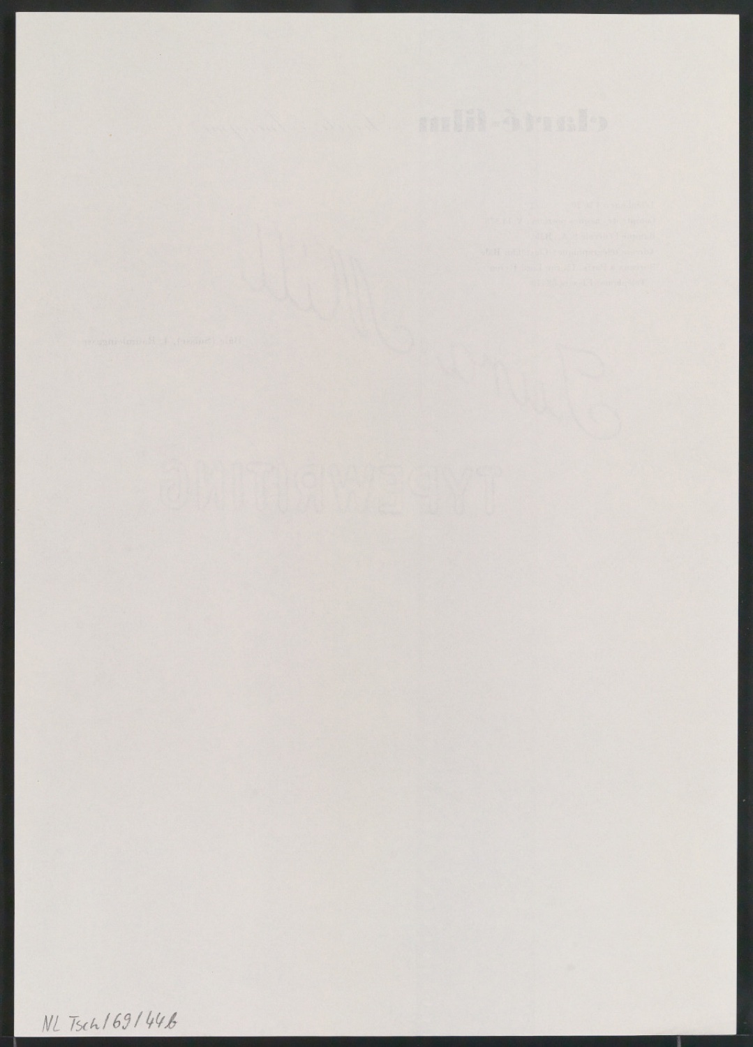 Briefbogen für Clarté-Film Aktiengesellschaft — Blatt 4