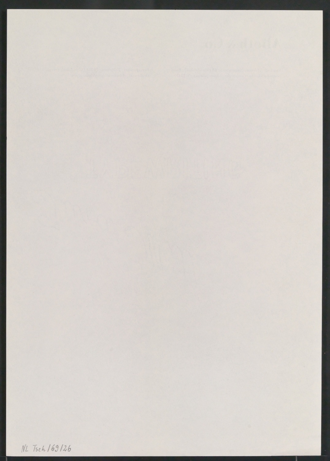 Briefbogen für Alioth & Co — Blatt 2