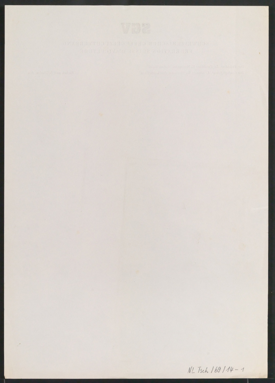 Briefbogen und Briefumschlag für Schweizerischer Geflügelzuchtverband — Blatt 2