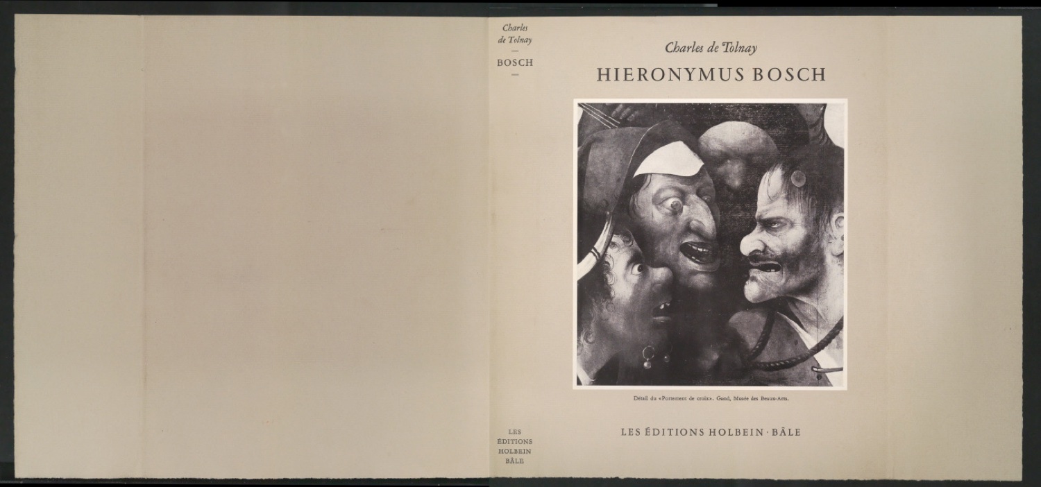 Schutzumschlag für Hieronymus Bosch — Blatt 1