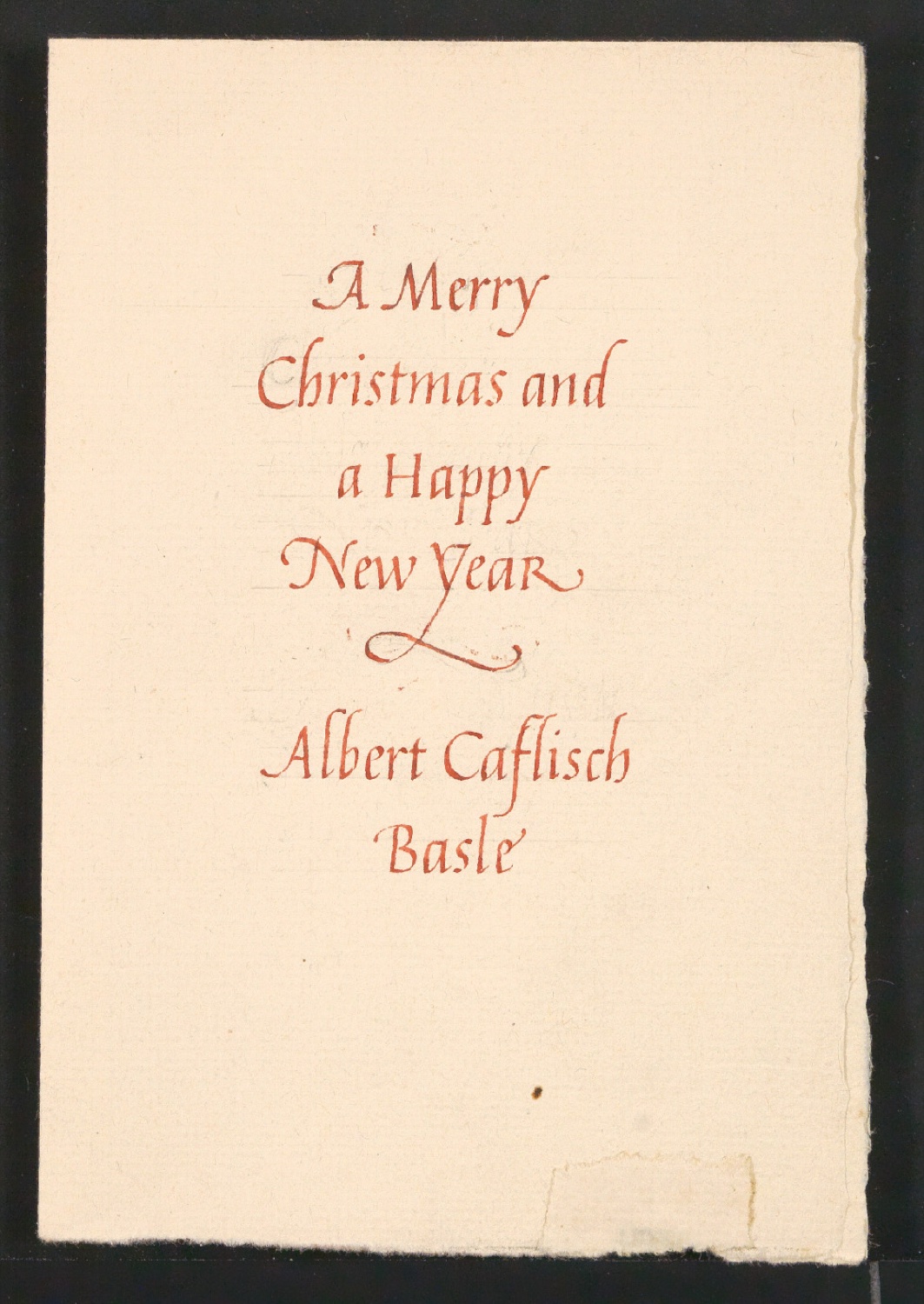 Entwurfszeichnungen von Neujahrswunsch für Albert Caflisch — Blatt 4
