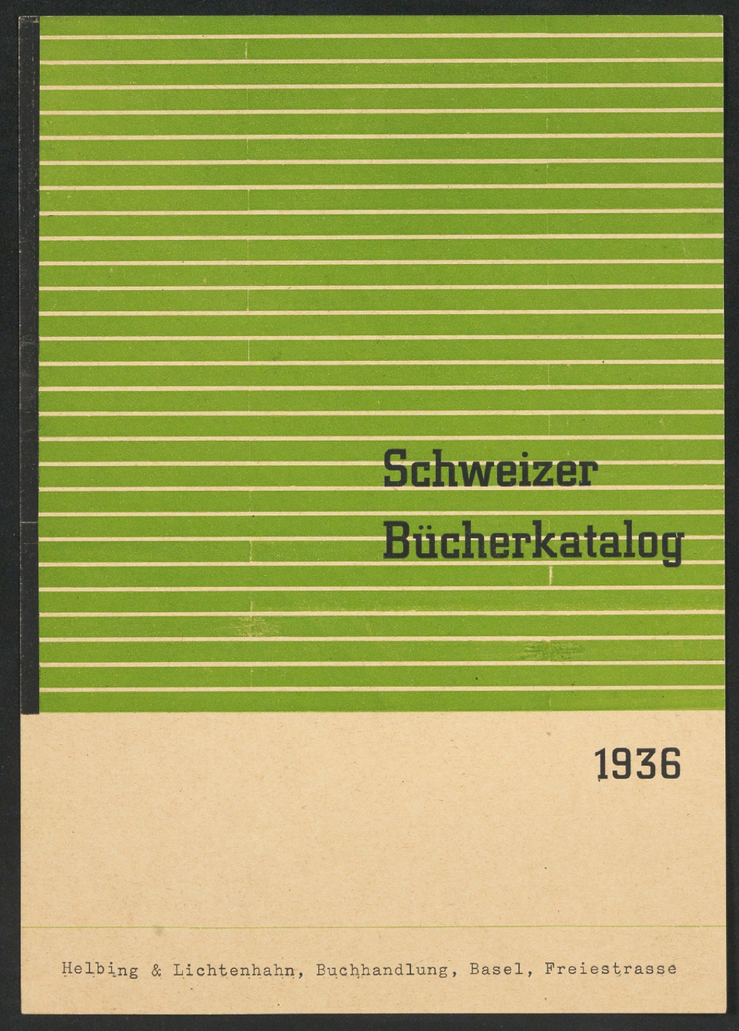 Entwürfe für den Umschlag von Schweizer Bücher-Katalog — Blatt 3