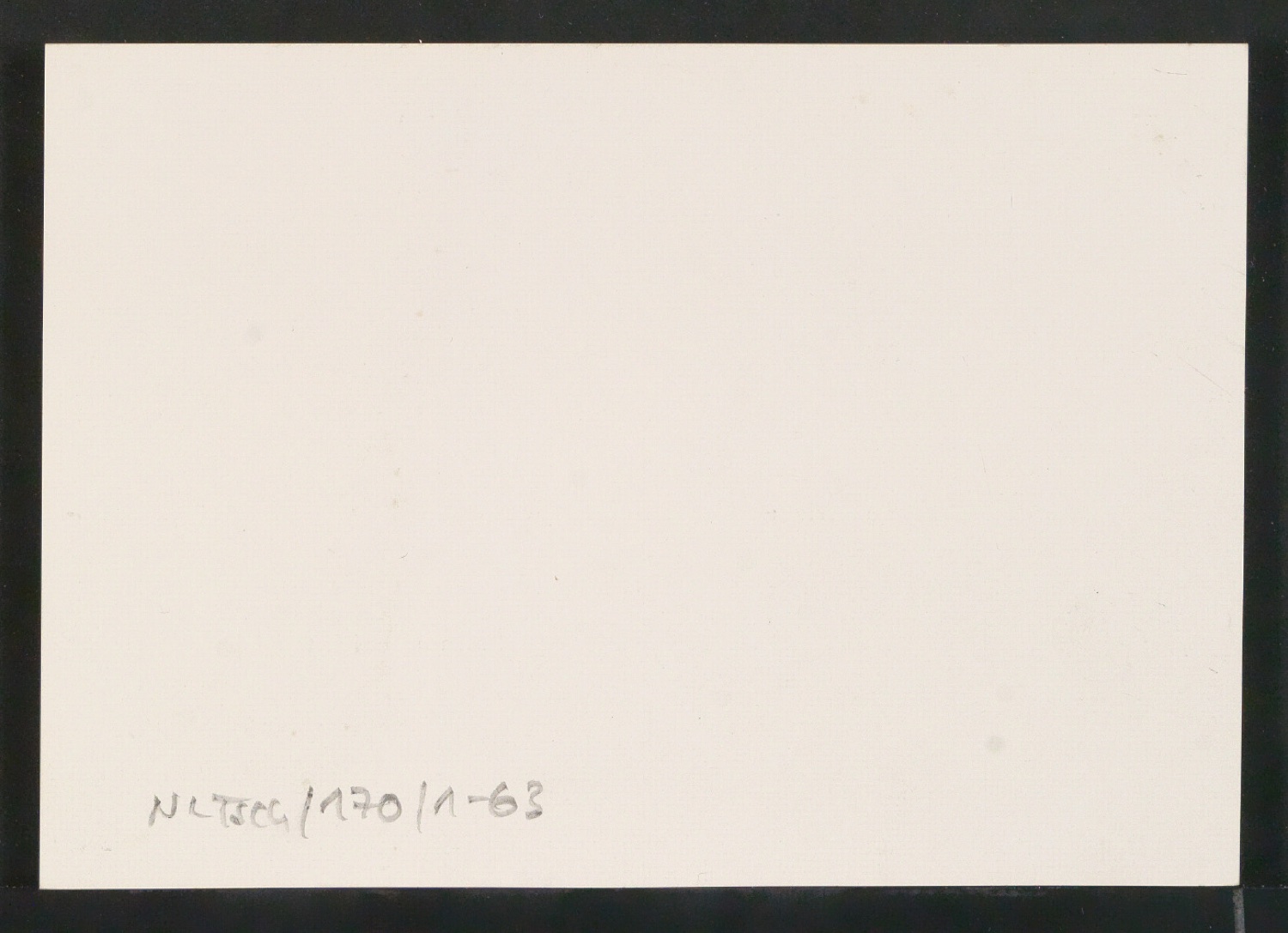 Probedruck von Neujahrswunsch 1936 — Blatt 2