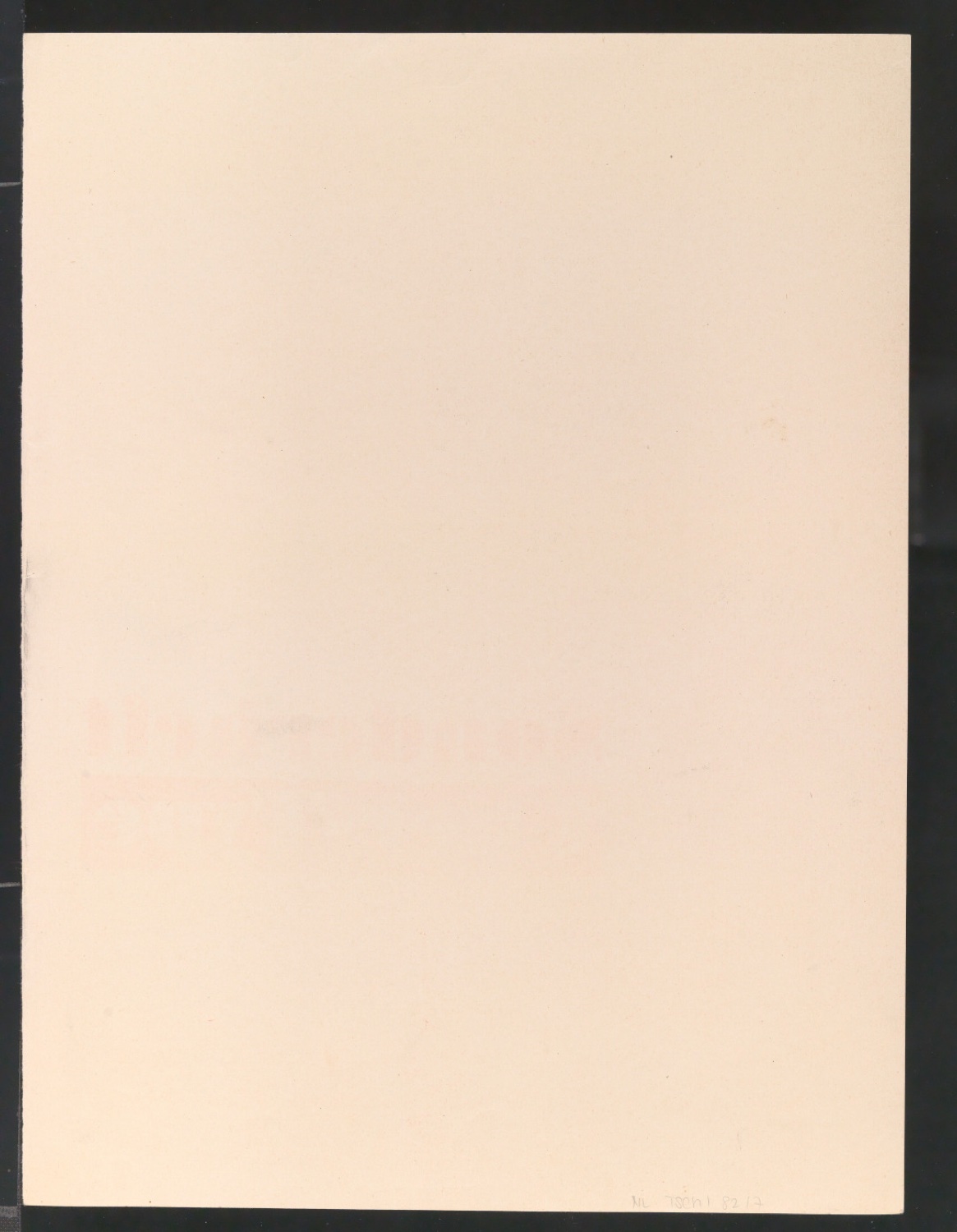 Probedruck für den Umschlag von Typographische Monatsblätter Sonderheft Uher-Type — Blatt 2
