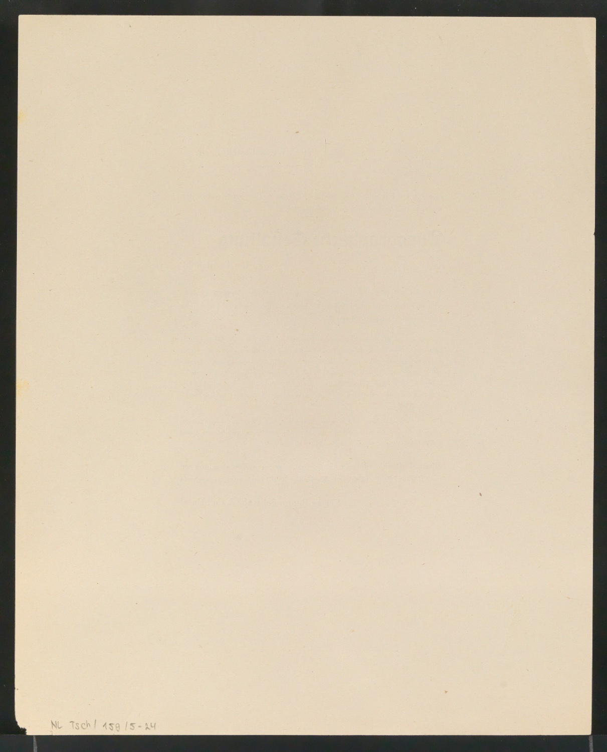 Probedruck von Werbeanzeige für Typographische Gestaltung — Blatt 2