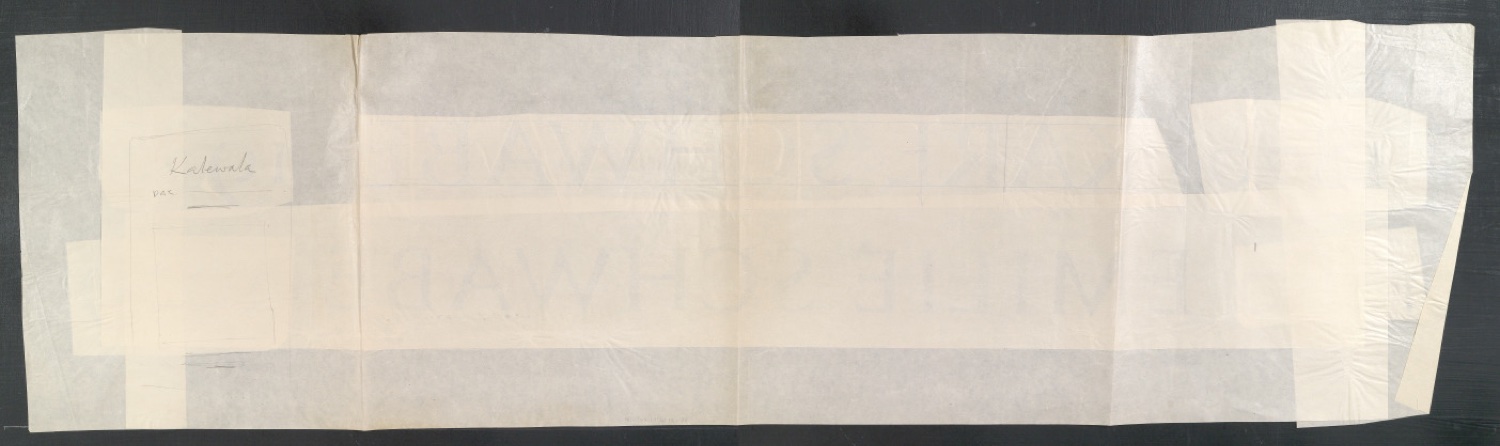 Entwürfe von Grabinschriften für Judith Wyler, Karl Schwabe und Emilie Schwabe — Blatt 4