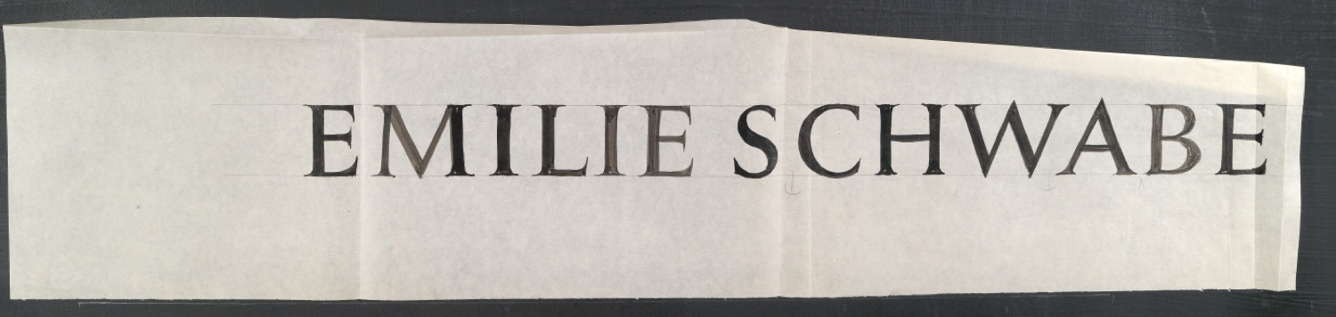 Entwürfe von Grabinschriften für Judith Wyler, Karl Schwabe und Emilie Schwabe — Blatt 7