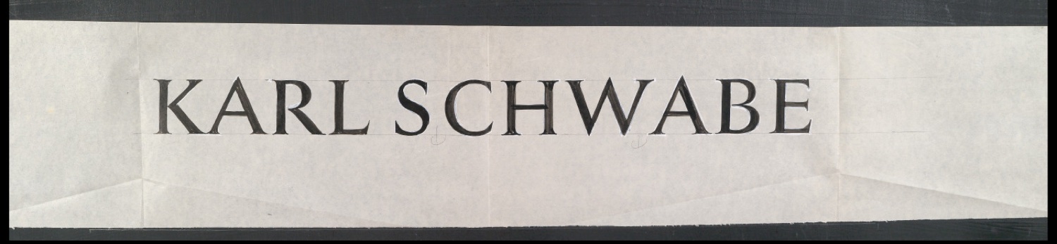 Entwürfe von Grabinschriften für Judith Wyler, Karl Schwabe und Emilie Schwabe — Blatt 9