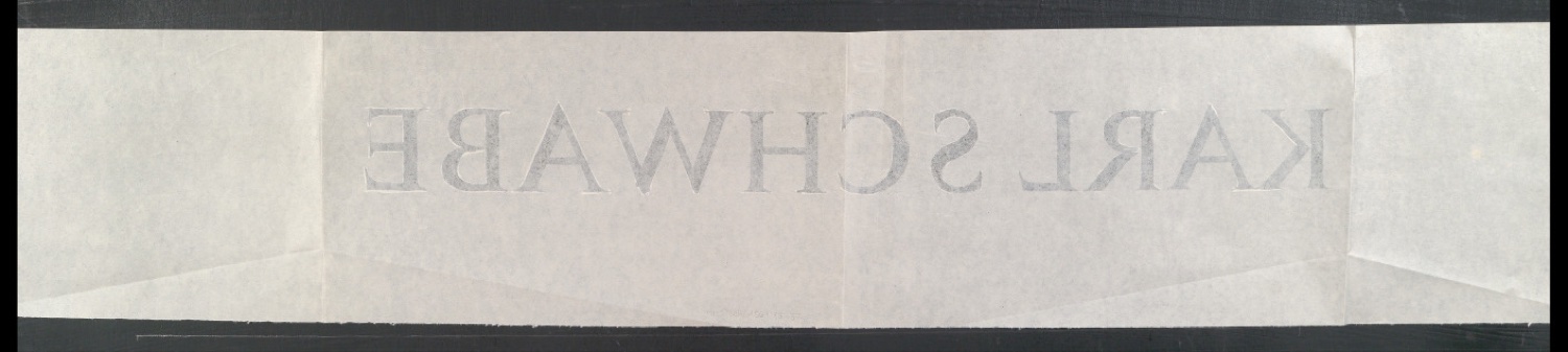 Entwürfe von Grabinschriften für Judith Wyler, Karl Schwabe und Emilie Schwabe — Blatt 10
