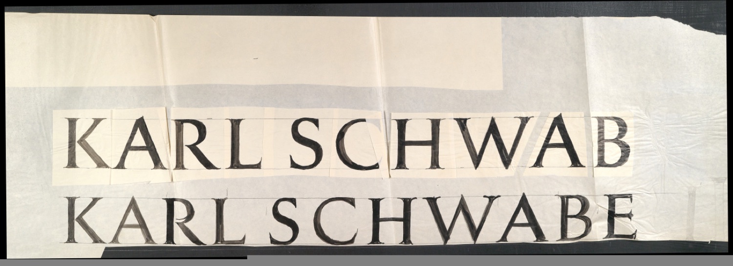 Entwürfe von Grabinschriften für Judith Wyler, Karl Schwabe und Emilie Schwabe — Blatt 11