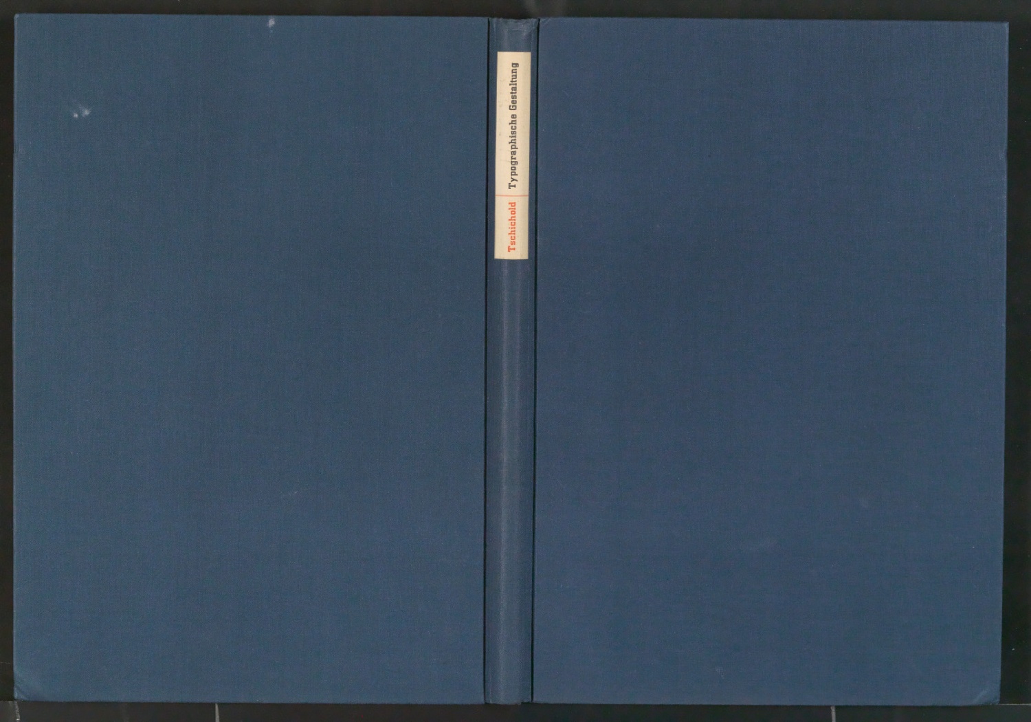 Einbanddecke für Typographische Gestaltung — Blatt 1