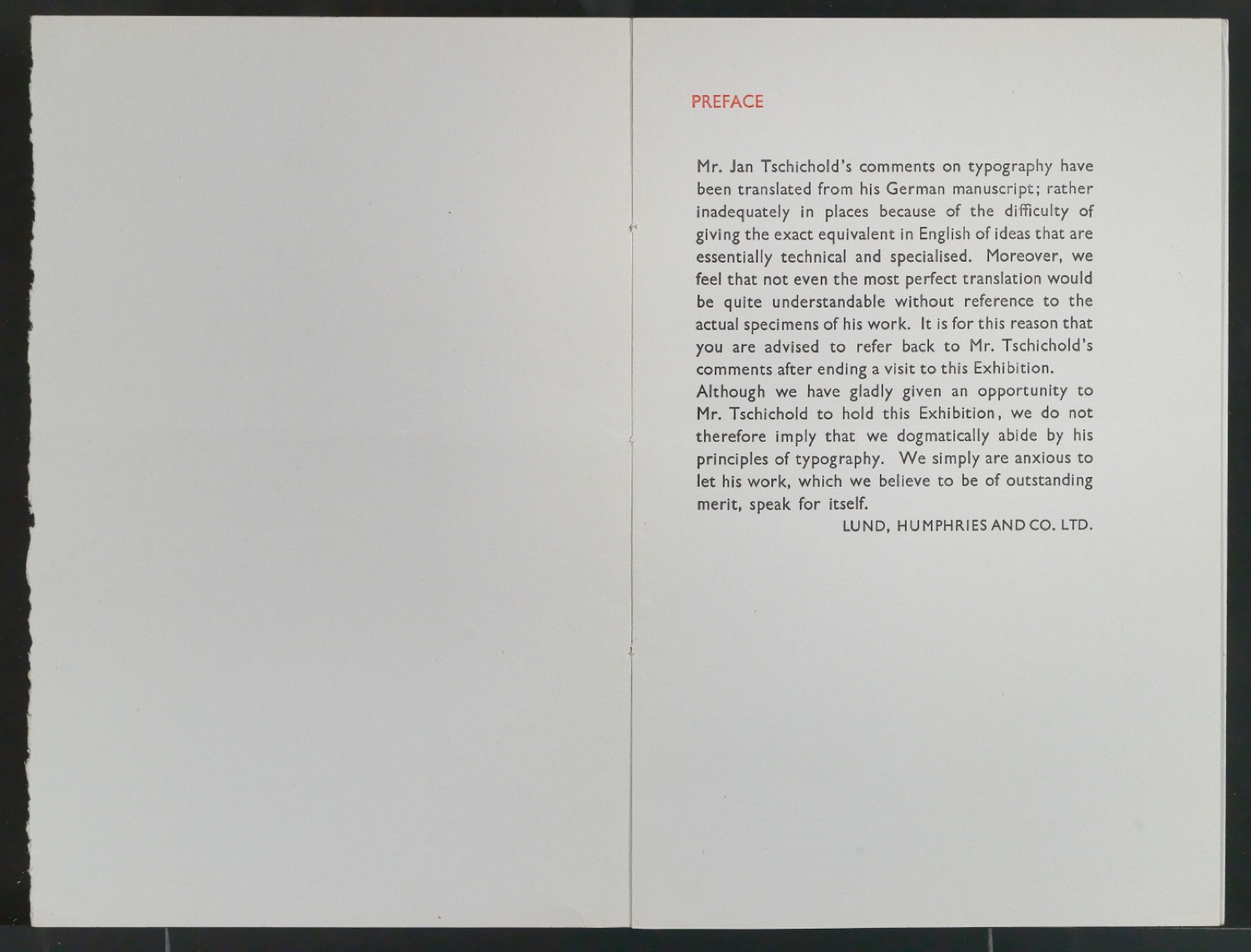Typographical Works of Jan Tschichold — Blatt 7