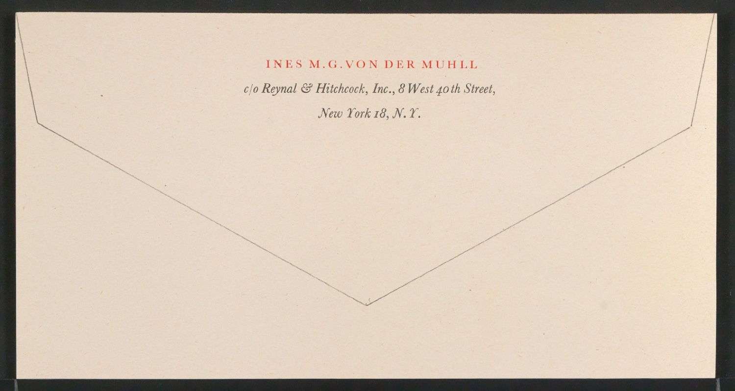 Probedrucke von Briefkopf für Ines M.G. von der Muhll — Blatt 3