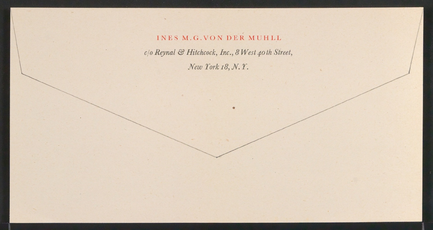 Probedrucke von Briefkopf für Ines M.G. von der Muhll — Blatt 5