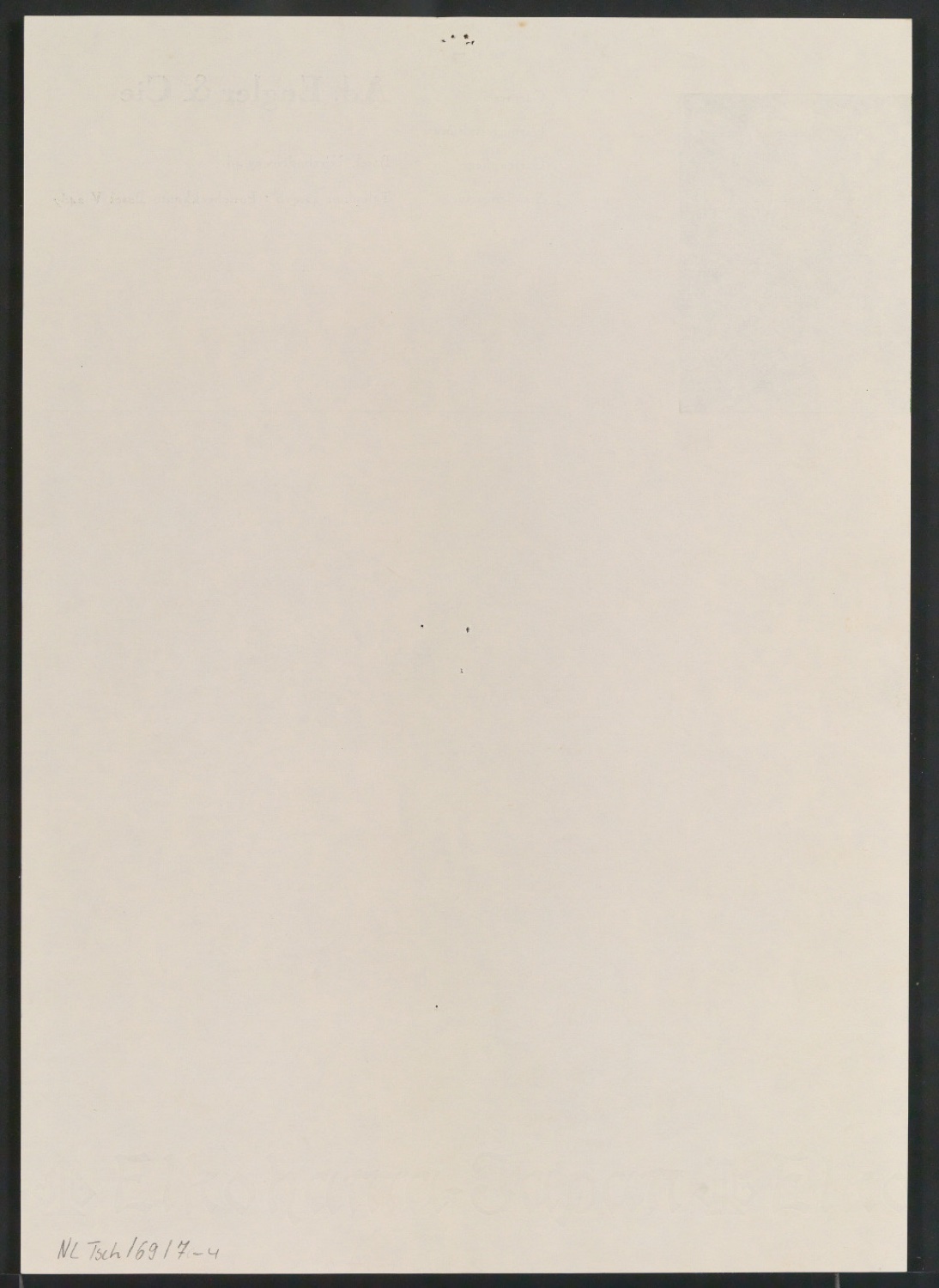 Briefbogen, Rechnungsvordruck und Briefumschläge für Ad. Engler & Cie — Blatt 10