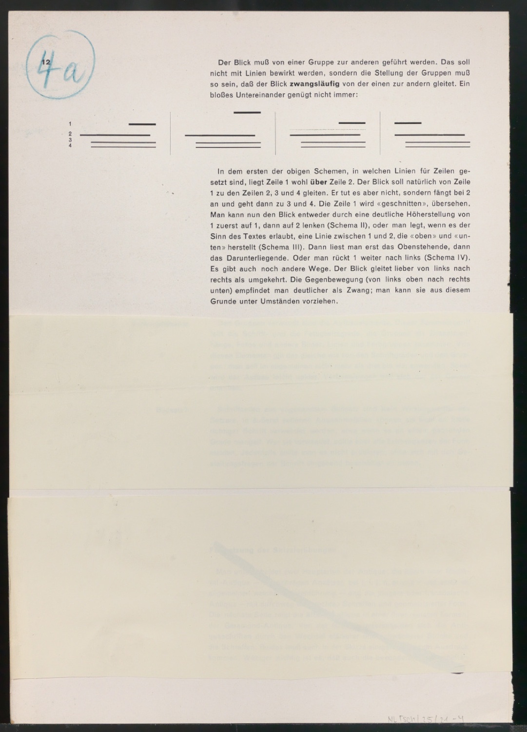 Druckfahne für Typographische Gestaltung — Blatt 8