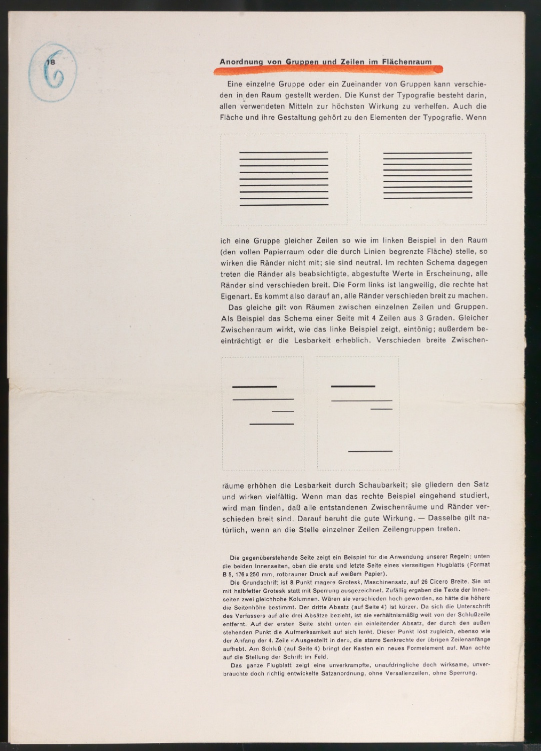 Druckfahne für Typographische Gestaltung — Blatt 11
