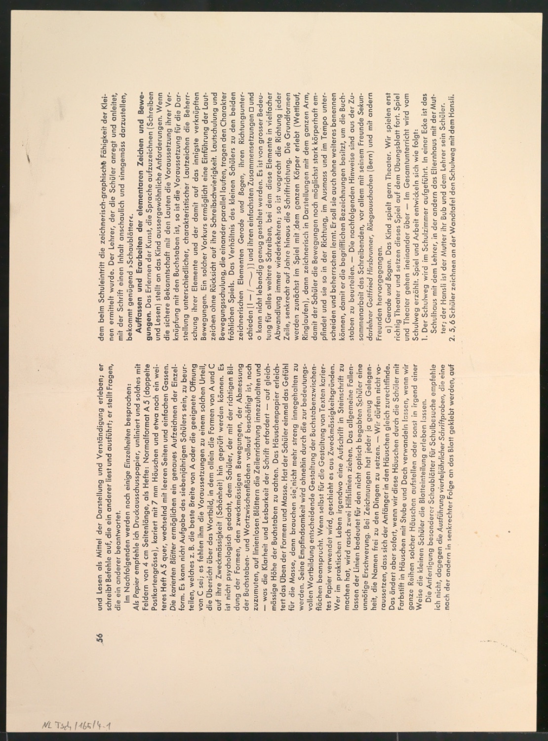 Entwurfszeichnungen Uhertype Magere Grotesk — Blatt 2