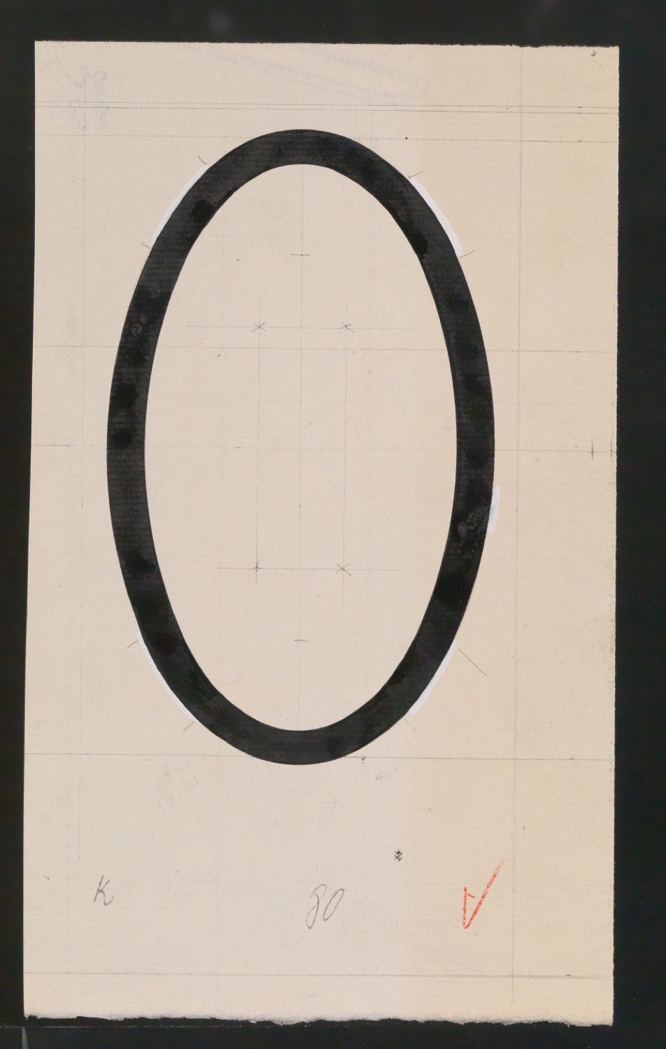 Entwurfszeichnungen Uhertype Magere Grotesk — Blatt 23