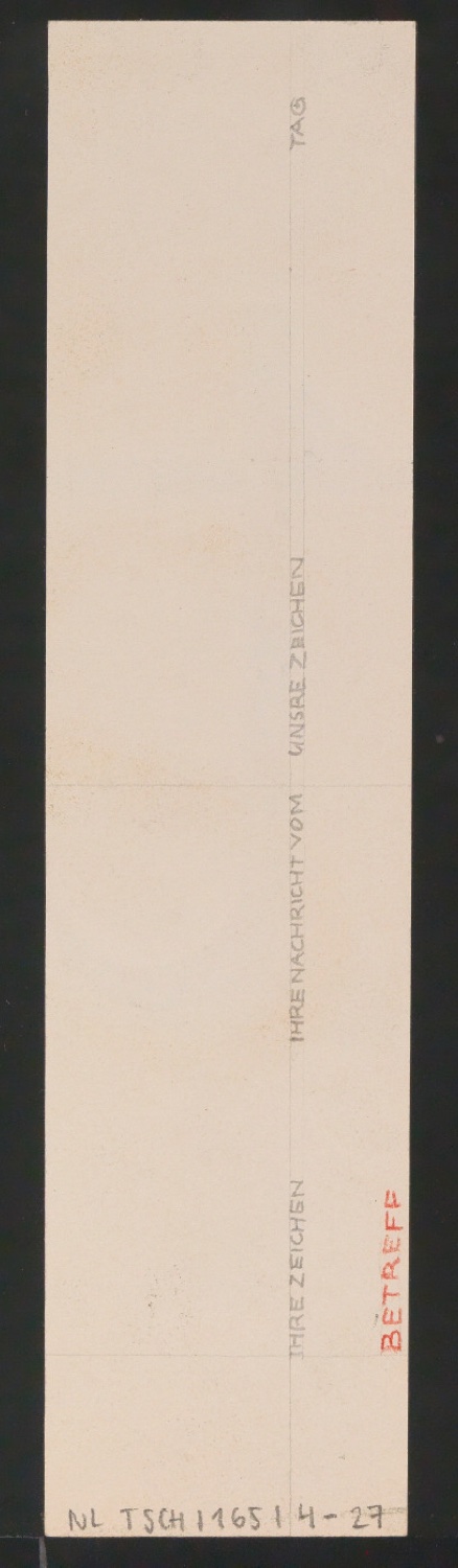 Entwurfszeichnungen Uhertype Magere Grotesk — Blatt 54