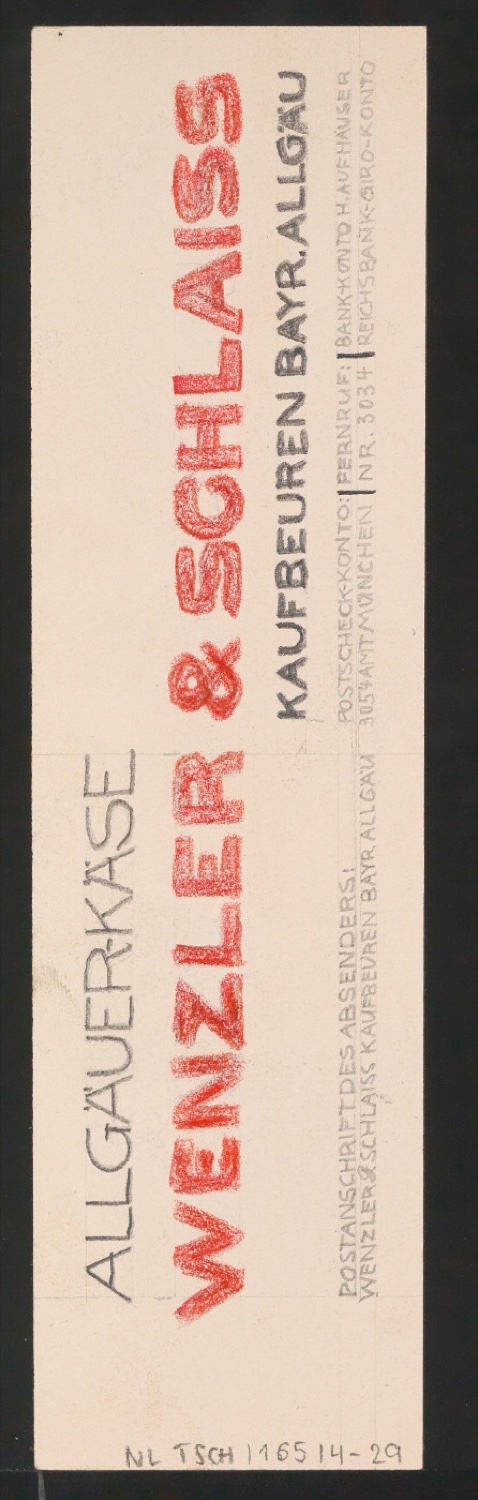 Entwurfszeichnungen Uhertype Magere Grotesk — Blatt 58