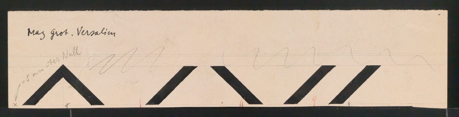 Entwurfszeichnungen Uhertype Magere Grotesk — Blatt 59