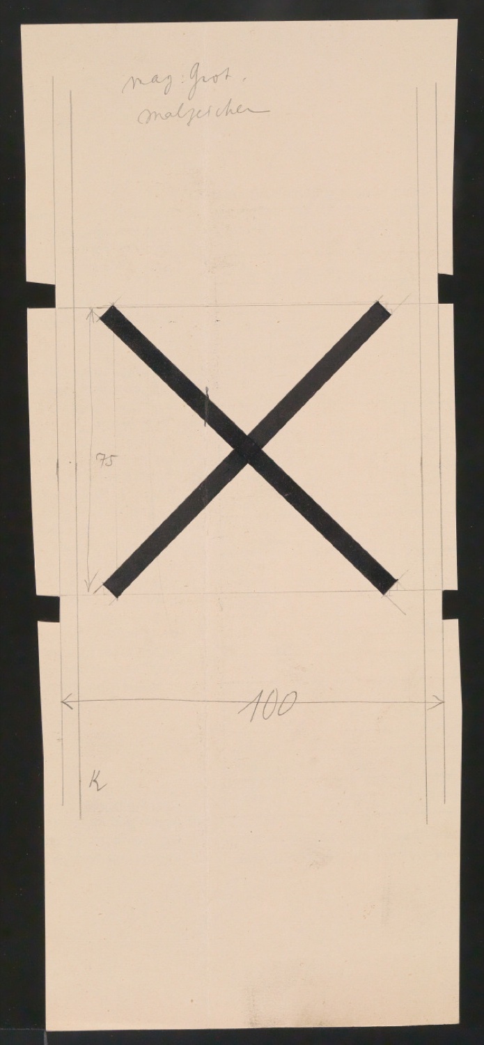 Entwurfszeichnungen Uhertype Magere Grotesk — Blatt 87