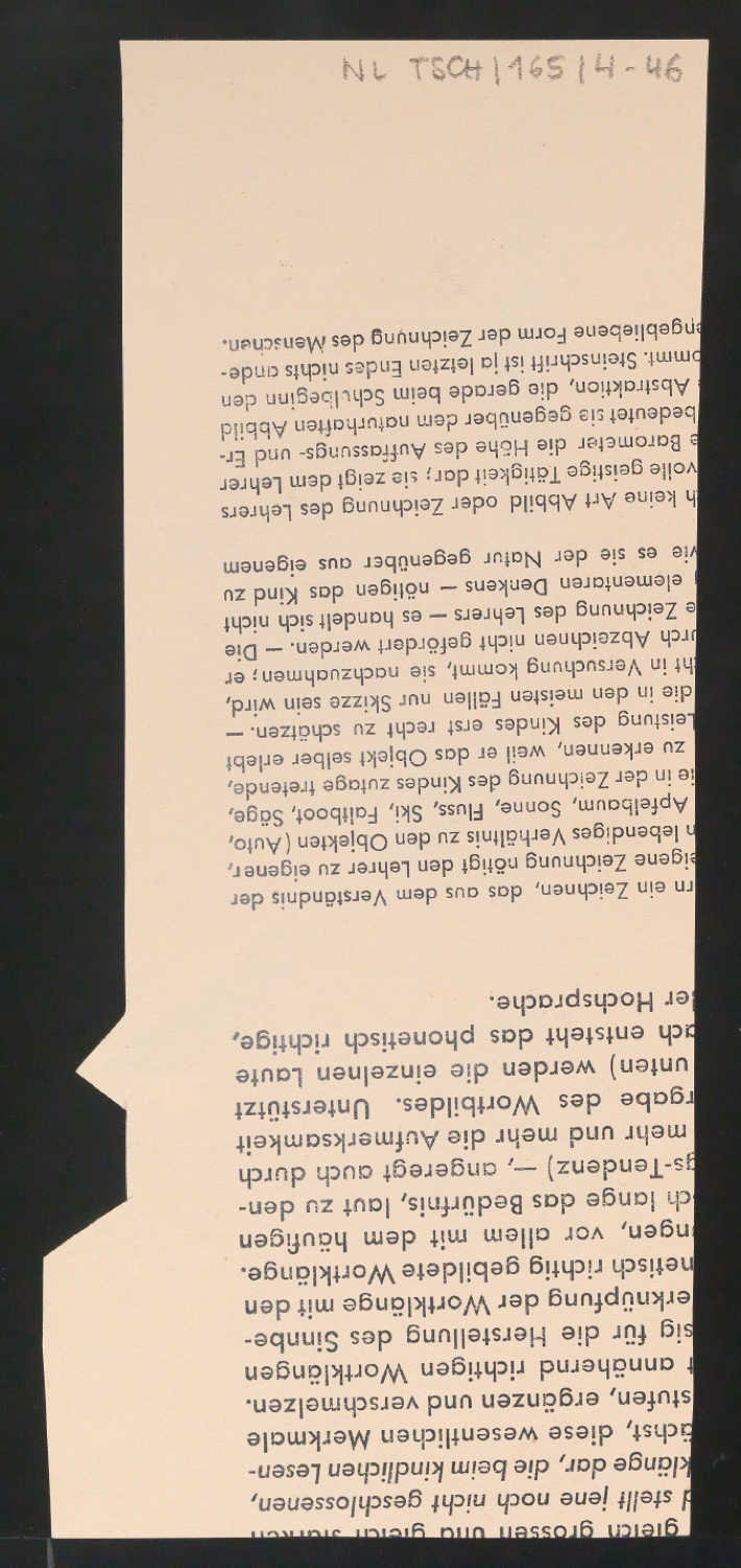 Entwurfszeichnungen Uhertype Magere Grotesk — Blatt 92