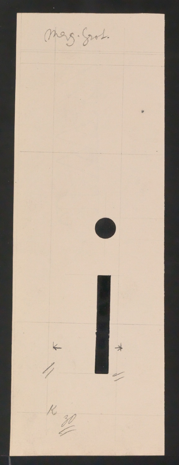 Entwurfszeichnungen Uhertype Magere Grotesk — Blatt 113