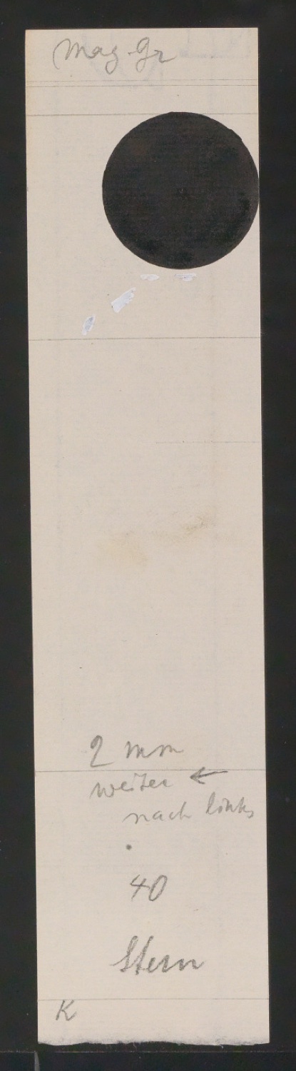 Entwurfszeichnungen Uhertype Magere Grotesk — Blatt 127