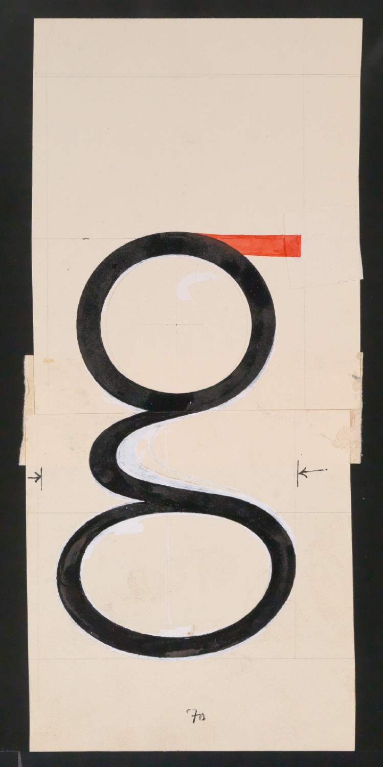 Entwurfszeichnungen Uhertype Magere Grotesk — Blatt 139