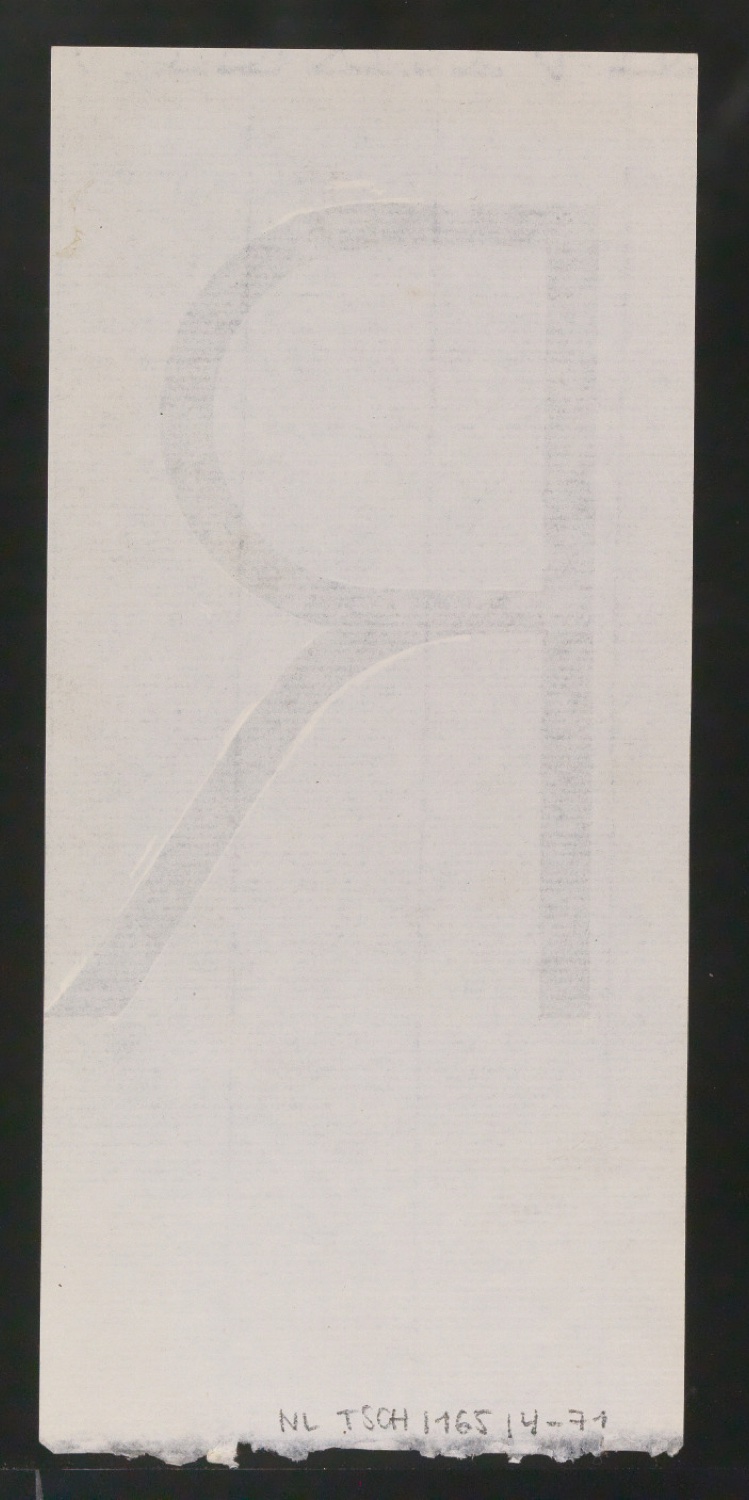 Entwurfszeichnungen Uhertype Magere Grotesk — Blatt 142