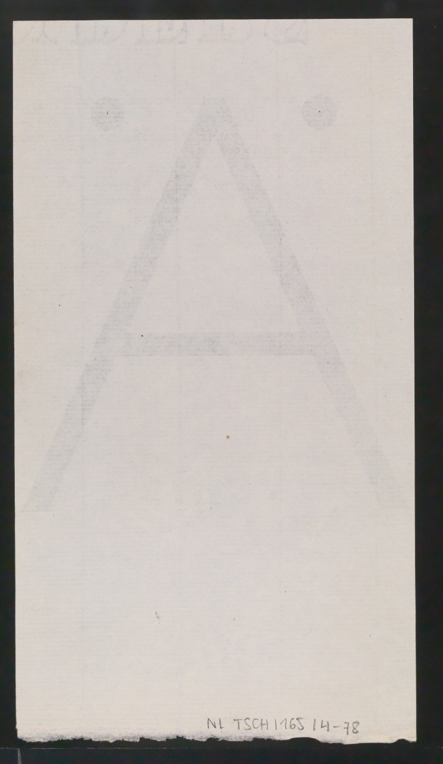 Entwurfszeichnungen Uhertype Magere Grotesk — Blatt 156