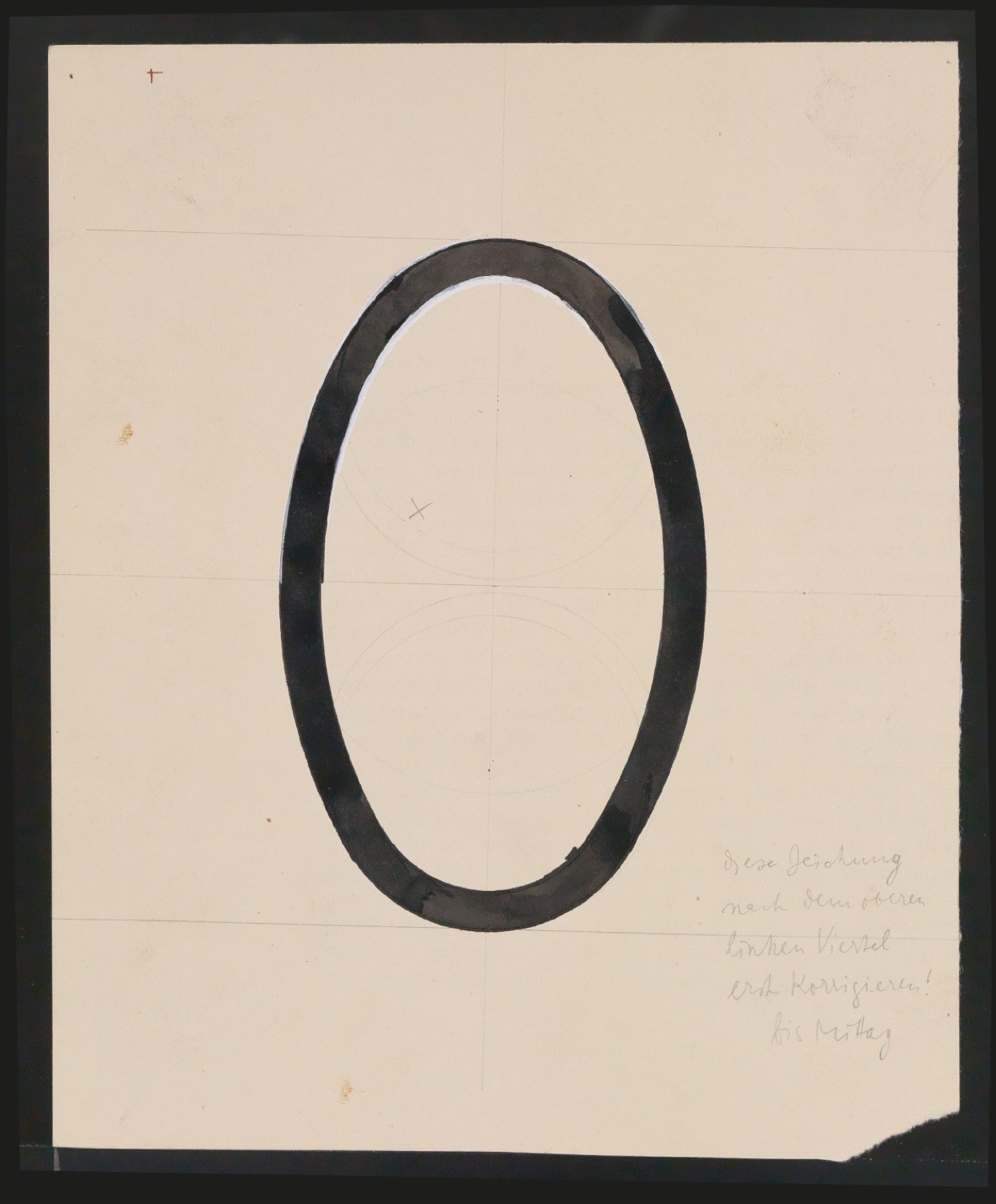 Entwurfszeichnungen Uhertype Magere Grotesk — Blatt 185
