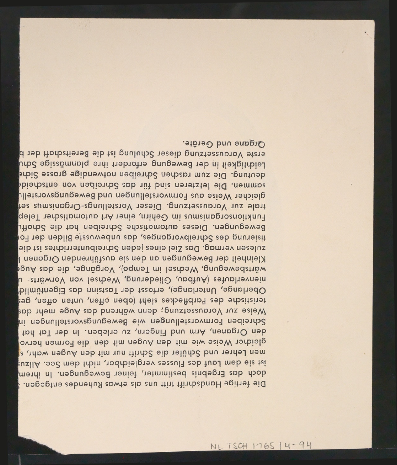 Entwurfszeichnungen Uhertype Magere Grotesk — Blatt 186