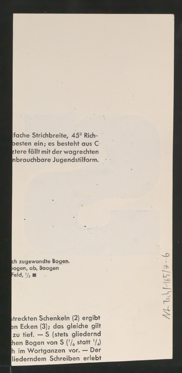Entwurfszeichnungen Uhertype Fette Ramses — Blatt 12