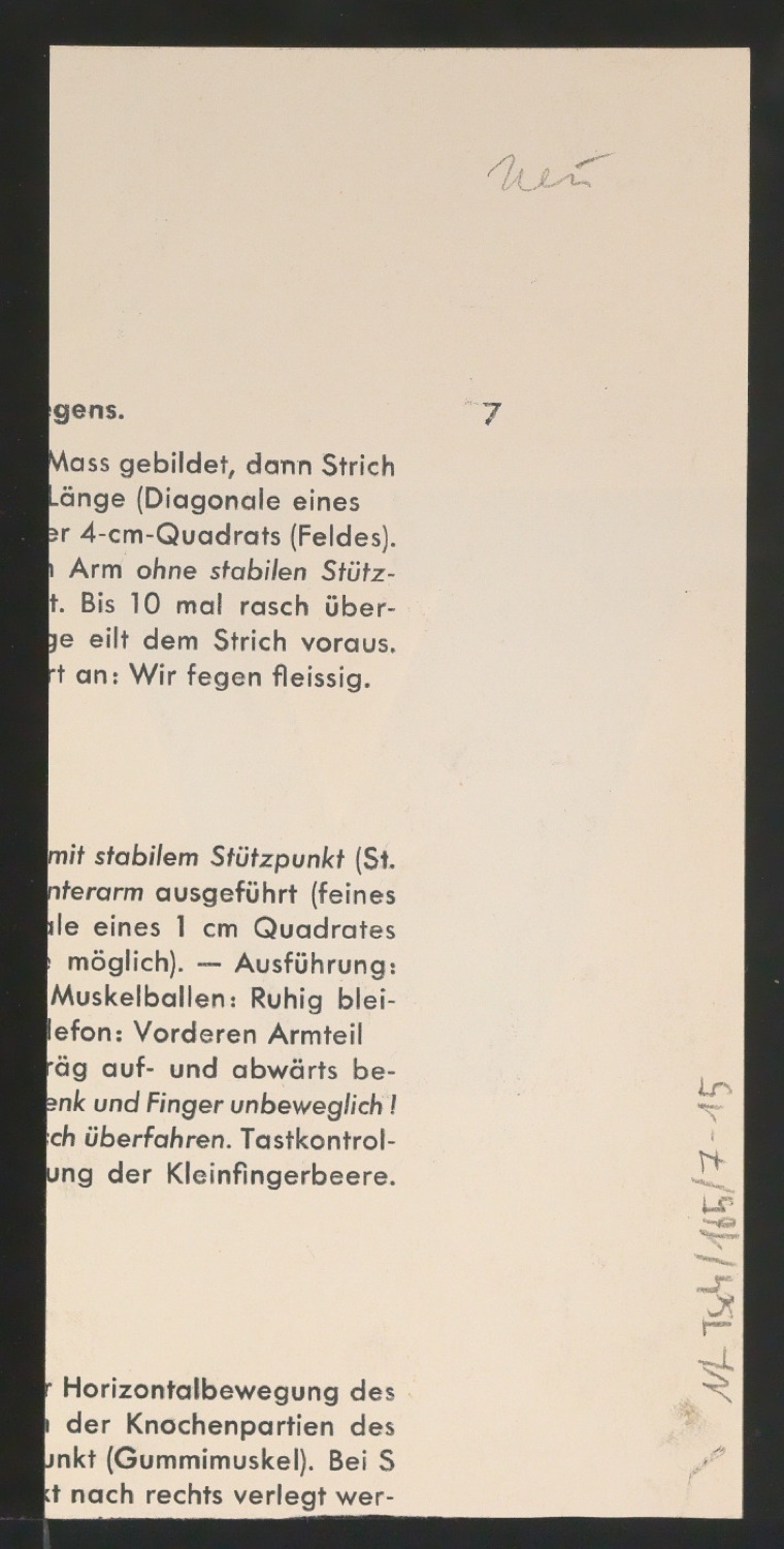 Entwurfszeichnungen Uhertype Fette Ramses — Blatt 30