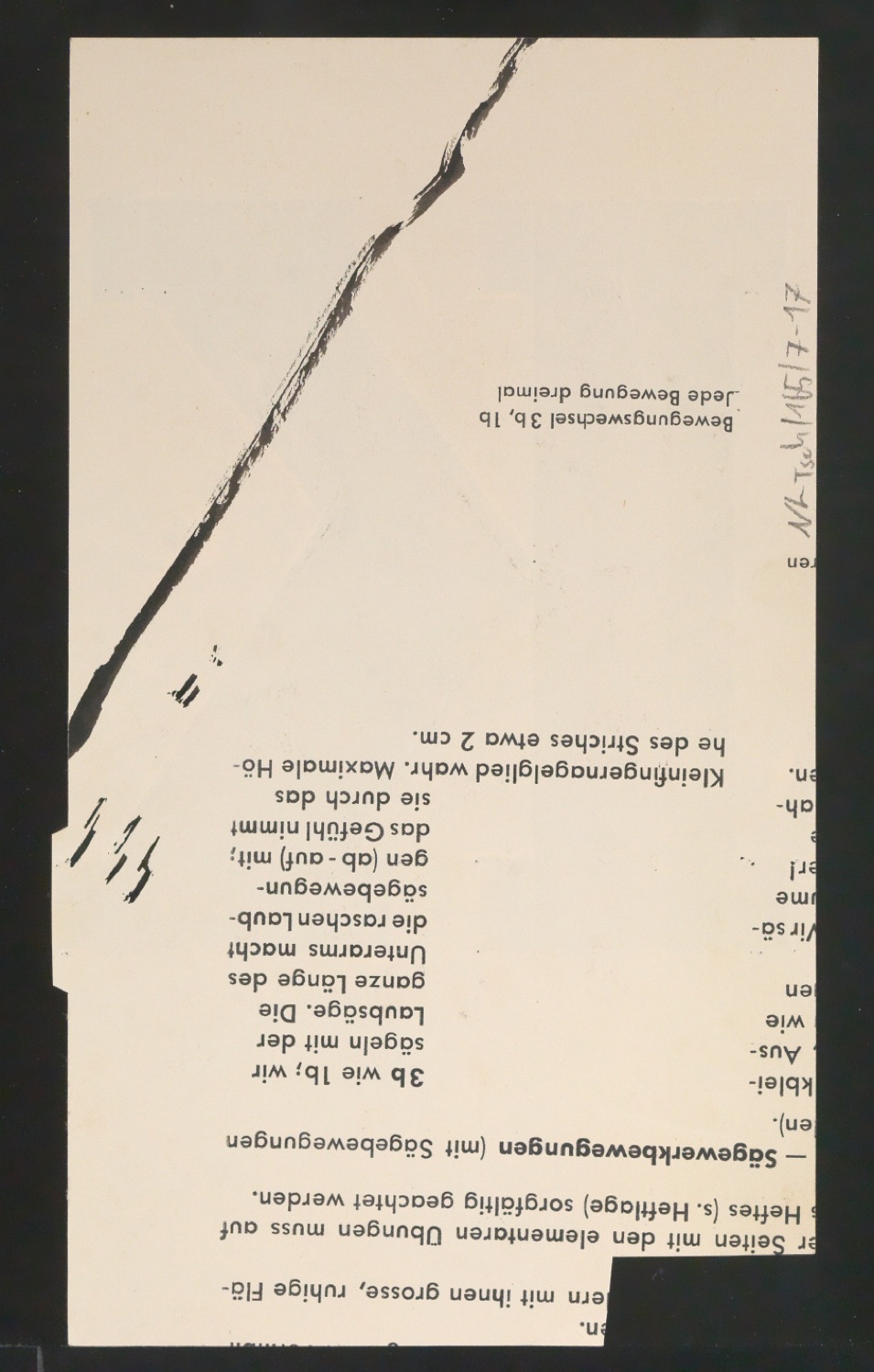 Entwurfszeichnungen Uhertype Fette Ramses — Blatt 34