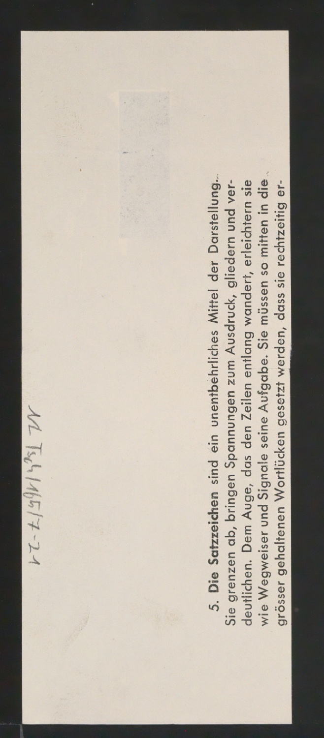 Entwurfszeichnungen Uhertype Fette Ramses — Blatt 42